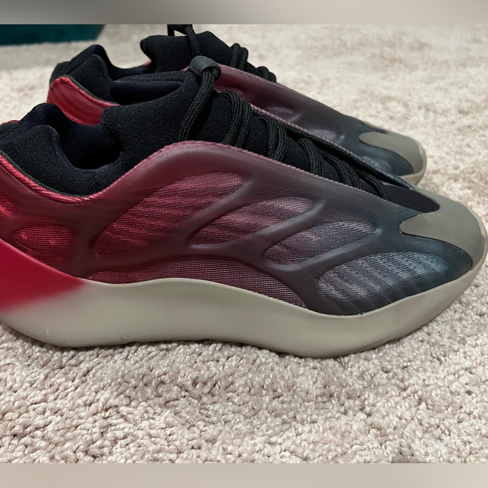 Yeezy Sneakers in Black and Red